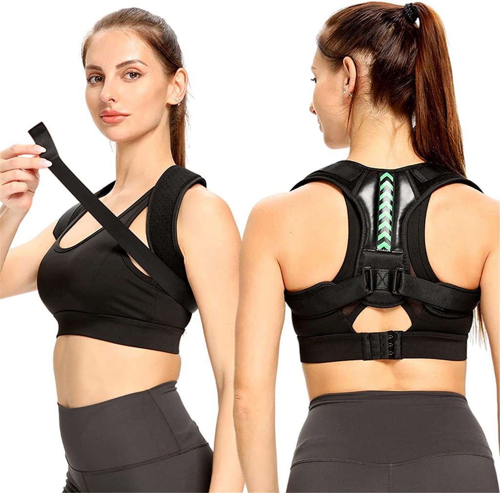 Posture Corrector Back Brace – Adjustable Shoulder Support Belt | Back Pain Relief for Men & Women