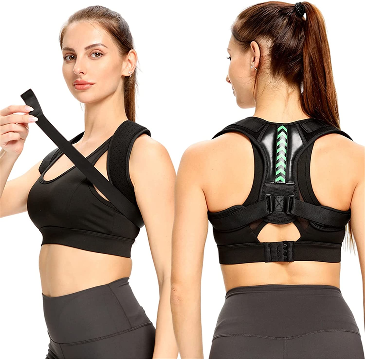 Posture Corrector Back Brace – Adjustable Shoulder Support Belt | Back Pain Relief for Men & Women