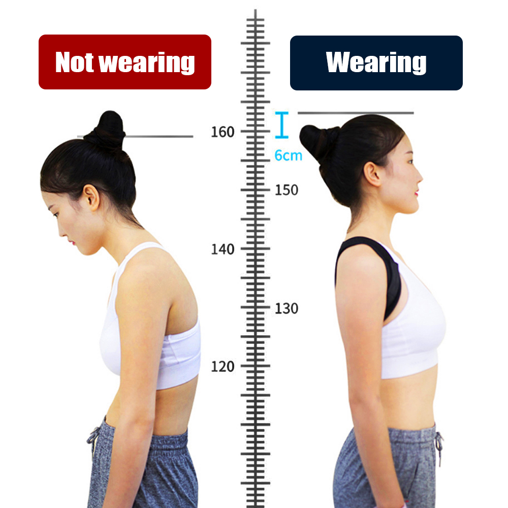 Posture Corrector Back Brace – Adjustable Shoulder Support Belt | Back Pain Relief for Men & Women
