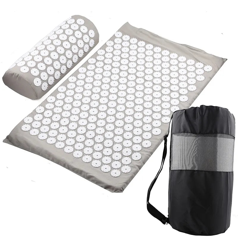 Acupressure Mat & Pillow Set for Back Pain Relief