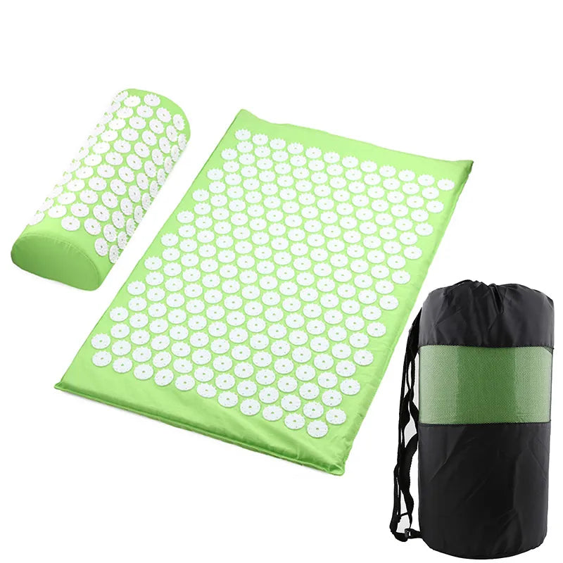 Acupressure Mat & Pillow Set for Back Pain Relief