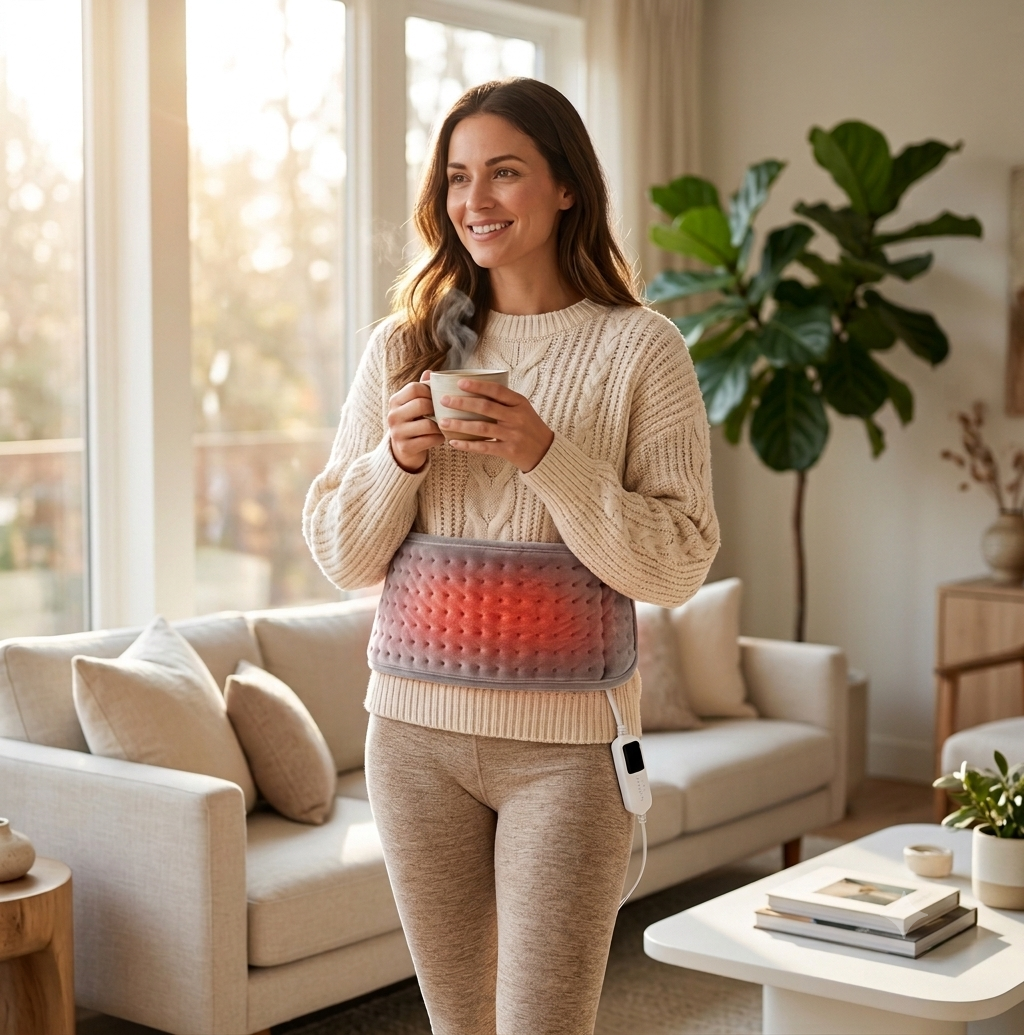Electric Heating Pad for Back and Shoulder Pain Relief