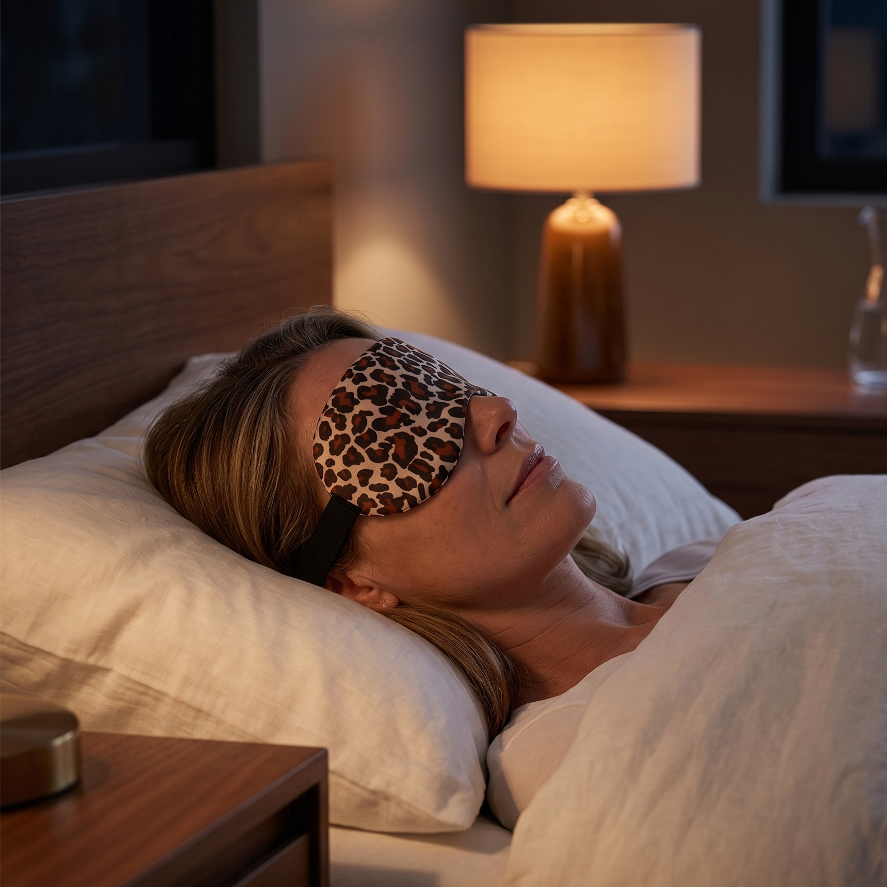 3D Contoured Sleep Mask – Total Blackout, Pressure-Free Eye Mask for Deep Sleep