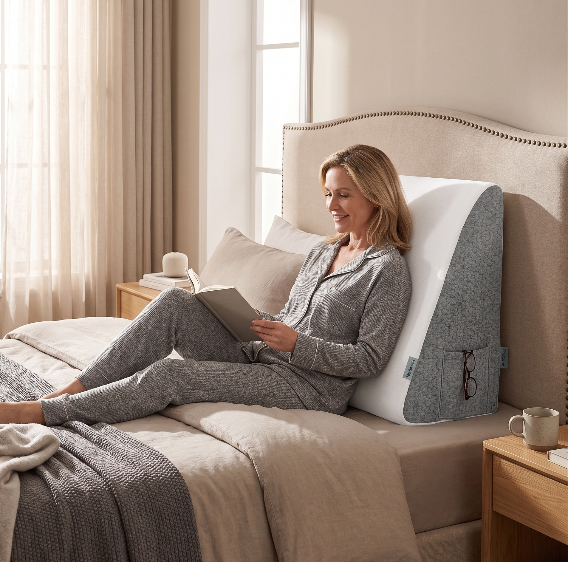 Wedge Pillow	Wedge Pillow for Acid Reflux, Back & Leg Support