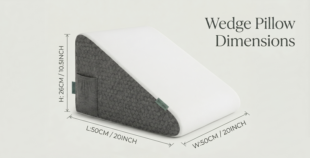 Wedge Pillow	Wedge Pillow for Acid Reflux, Back & Leg Support
