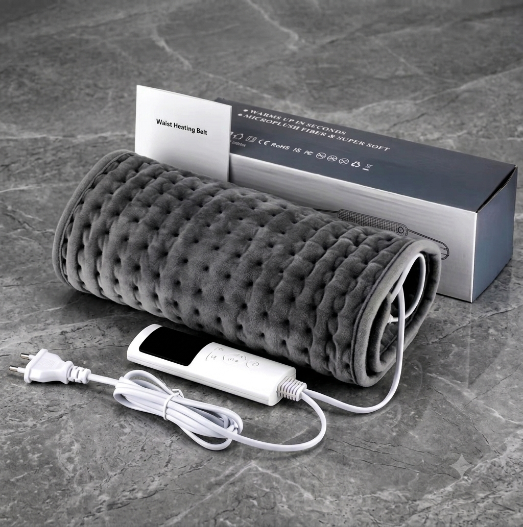 Electric Heating Pad for Back and Shoulder Pain Relief